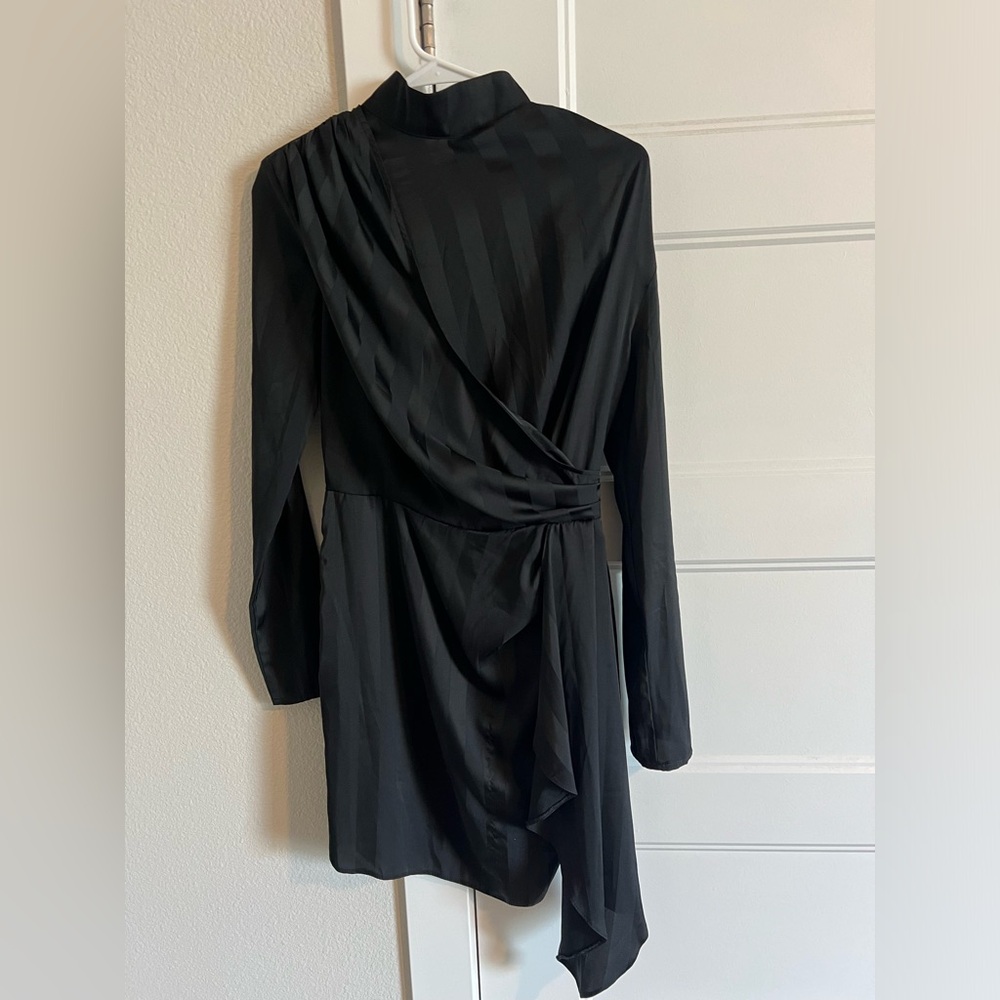 Black mini dress